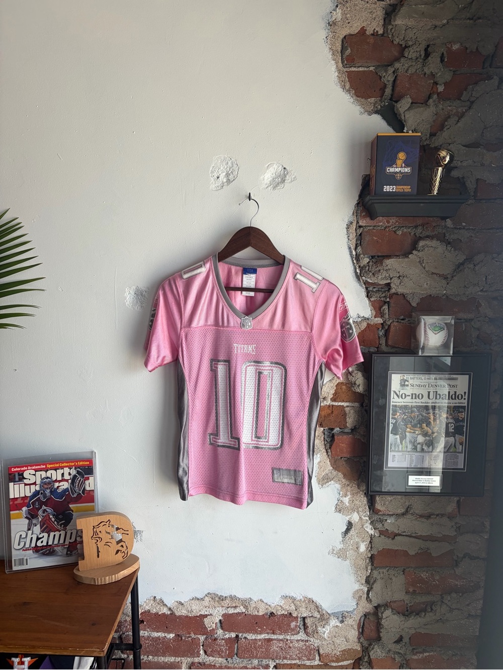 Vince Young Tennessee Titans BCA Girls Jersey Size Youth L
